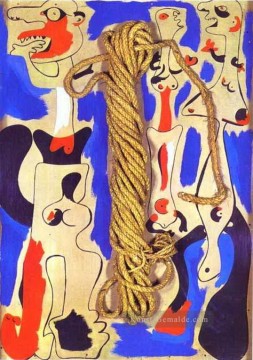 Seil und Leute I Joan Miró Ölgemälde
